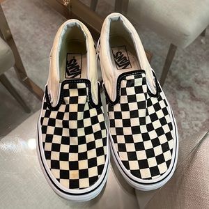 Checkered Slip-On Vans